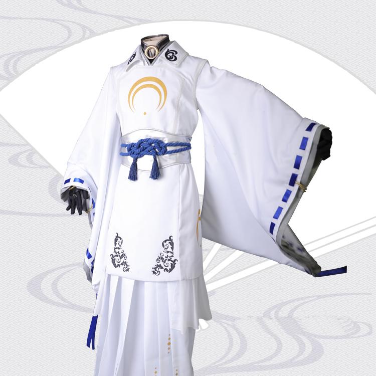 刀剣乱舞 嚴島神社 三日月宗近 コスプレ衣装 cosplay仮装 ウィッグ追加