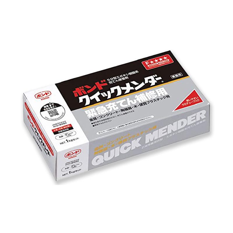 出荷制限中】ボンド クイックメンダー 1kg×6セット／ケース コニシ株式
