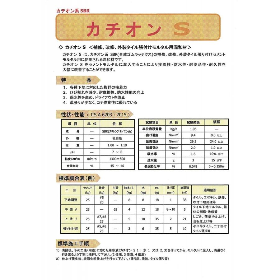 豊運 カチオンS 18kg／缶 : 日曜左官エムケー工芸 - 通販 - Yahoo