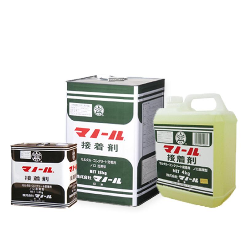 マノール接着剤 18kg／缶・16kg（4kg×4缶）／箱・14.4kg（1.8kg×8缶 