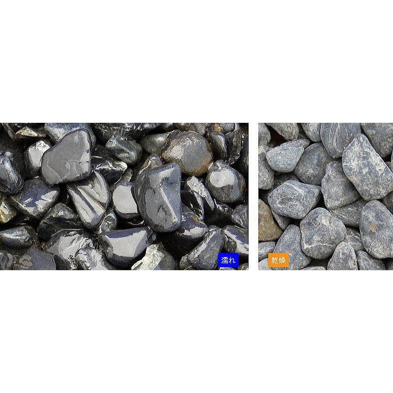 黒玉砂利 （くろたまじゃり）ヤマト玉砂利 18kg／袋 マツモト産業