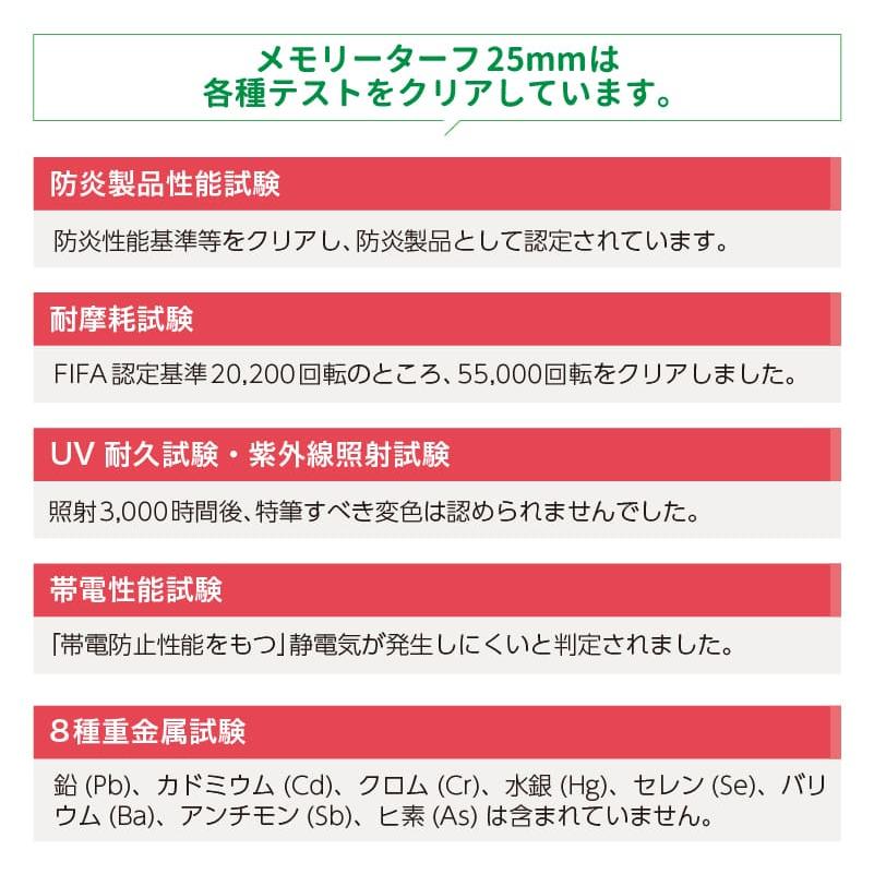 人工芝 ロール 幅1m 1m×10m 芝丈25mm メモリーターフ25mm 形状記憶 リアル 防草 防草シート 雑草対策 MT25-0110 ユニオンビズの画像