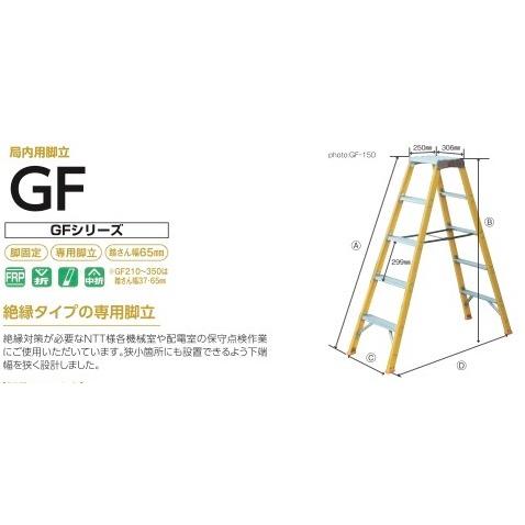 局内用脚立  GF　GF-60　株式会社ナカオ｜nitiyousakanemu｜02