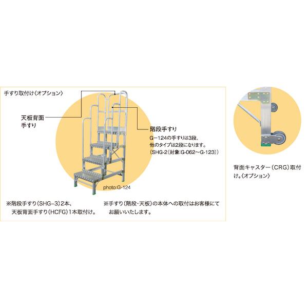 アルミ  作業台  作業用踏台  G型 G-062  株式会社ナカオ｜nitiyousakanemu｜05