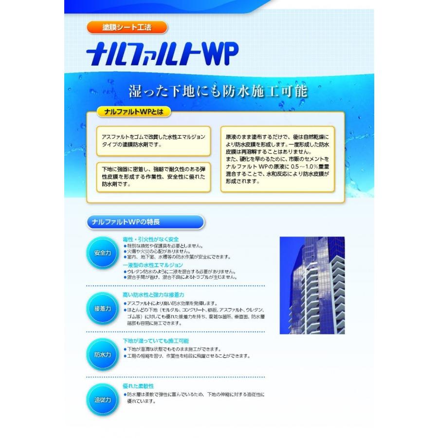ナルファルトWP 20kgセット 成瀬化学株式会社