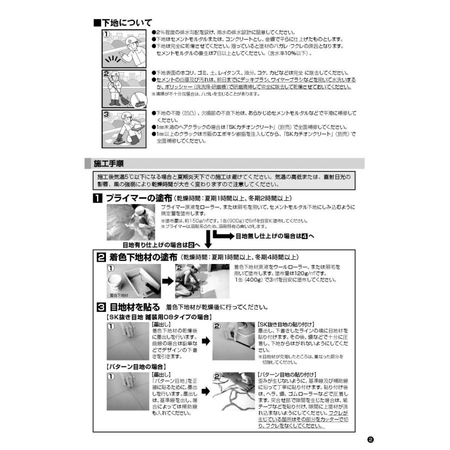 ラクラン　RAK-S　６m2(平米)セット／ケース 四国化成工業 ローラーで塗れる塗装材 駐車場に最適｜nitiyousakanemu｜05