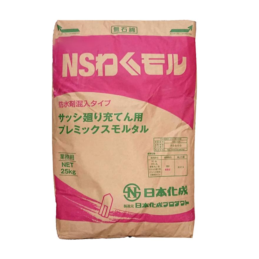 日本化成 NSわくモル 25kg／袋 : 日曜左官エムケー工芸 - 通販 - Yahoo