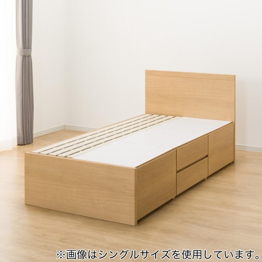 【専用商品】ニトリ　セミダブル　すのこチェストベッドフレーム　グレーウォッシュ 大容量収納付き】すのこチェストベッドフレーム(セミダブル N