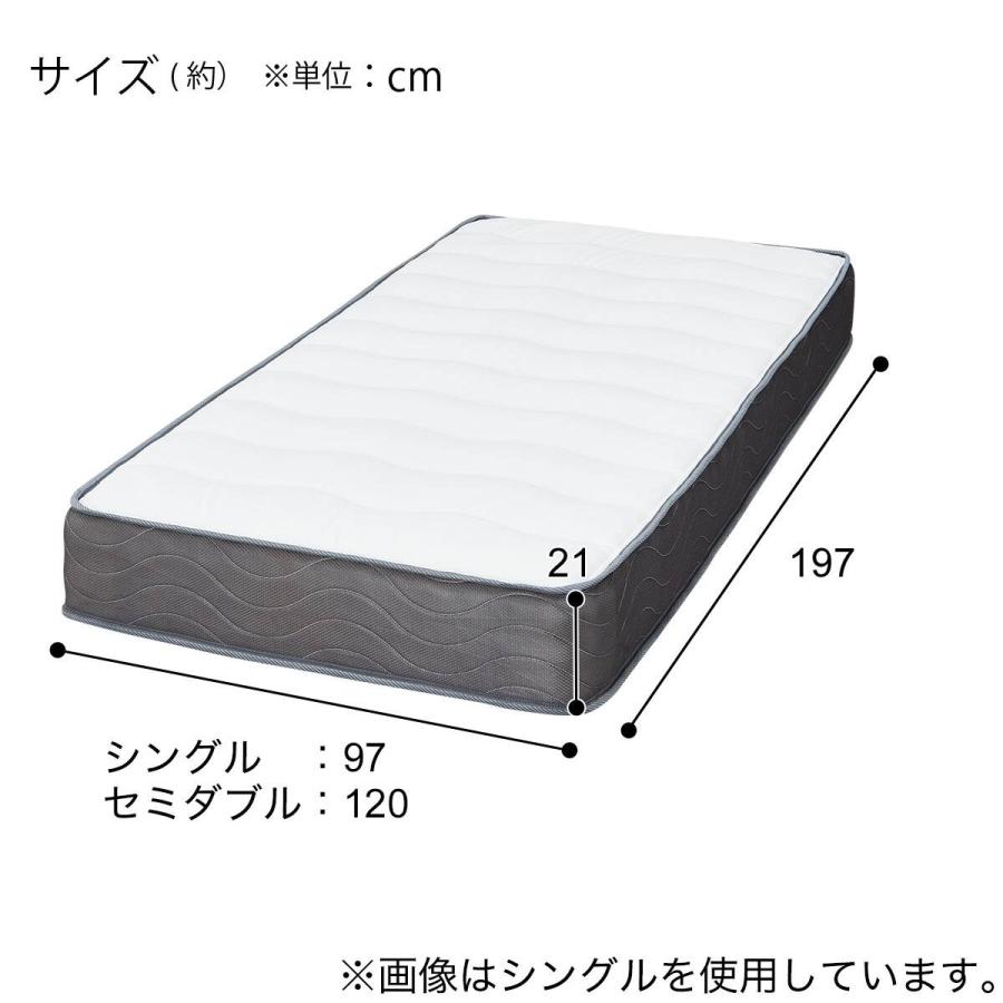 ニトリ（NITORI） シングルすのこベッドフレームマットレスセット(BF