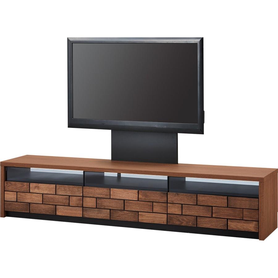 ニトリ（NITORI） ローボード + TV固定ボードセット (ブロリック4