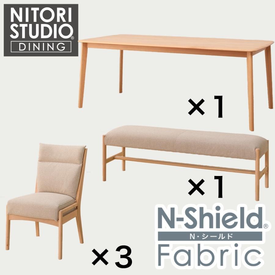 ニトリ（NITORI） ダイニングテーブル5点セット(Nコレクション T-01