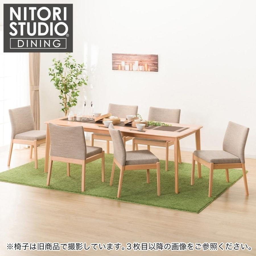 【引取限定】ニトリ ダイニングテーブル ニトリ ダイニングテーブル7点セット(T-01 200 NA/C-50 NA/AQ-BE