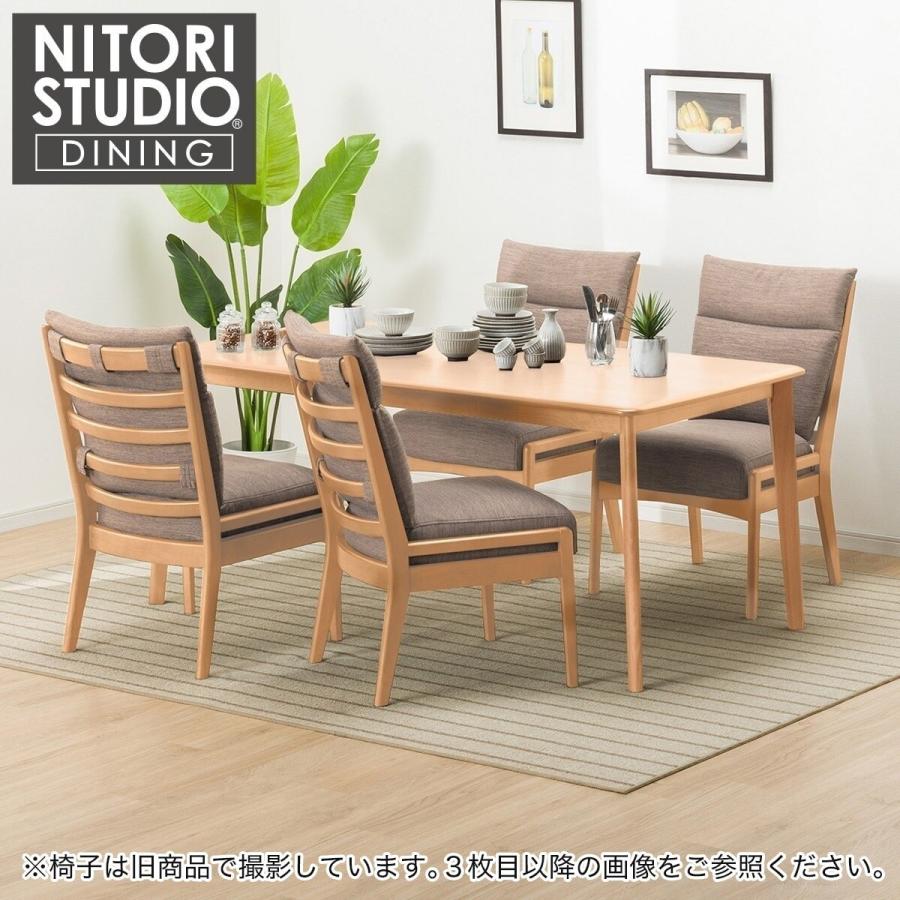ニトリ ダイニングテーブル5点セット(T-01 165 NA/C-27AL NA/AQ
