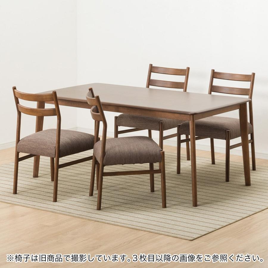 ニトリ（NITORI） ダイニングテーブル5点セット(T-01 165 MBR/C-34 MBR