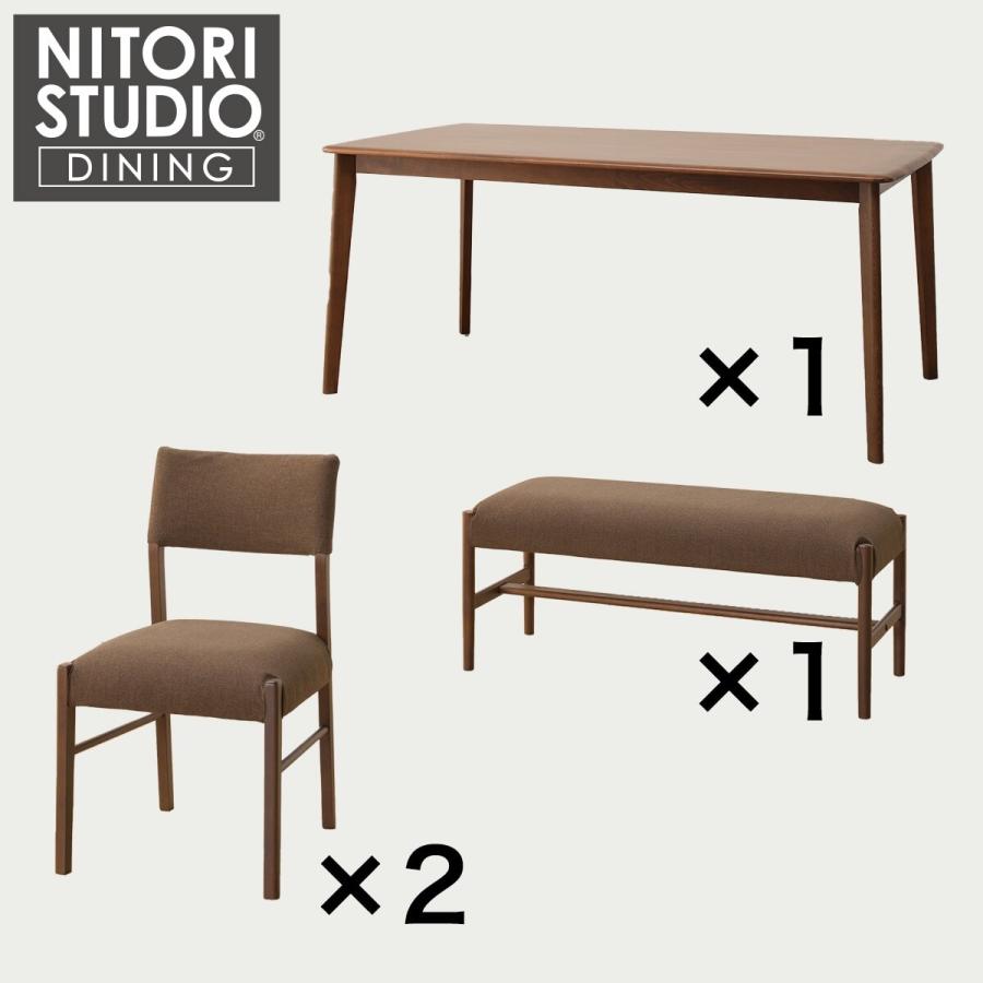 ニトリ（NITORI） ダイニングテーブル4点セット(Nコレクション T-01