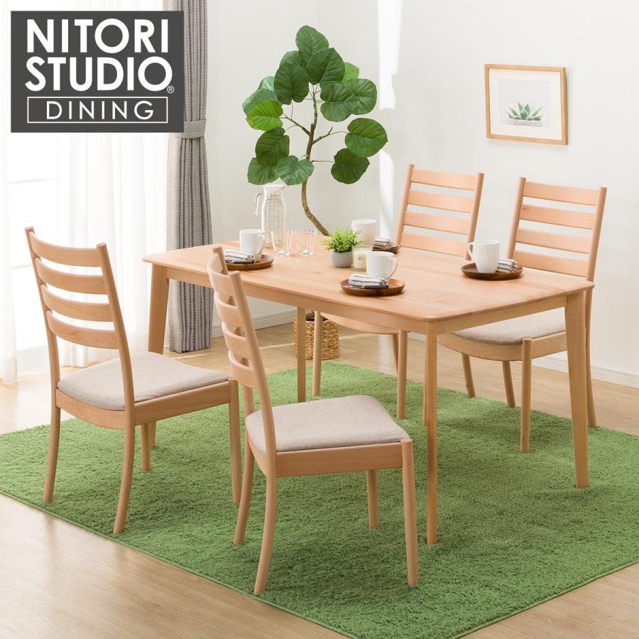 ニトリ（NITORI） ダイニングテーブル5点セット(Nコレクション T-01