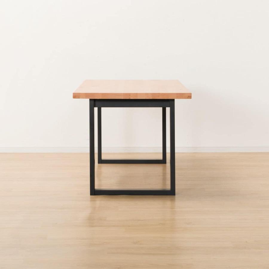 ニトリ ダイニングテーブル5点セット(T-06U 165NA/BK/C-50 BK