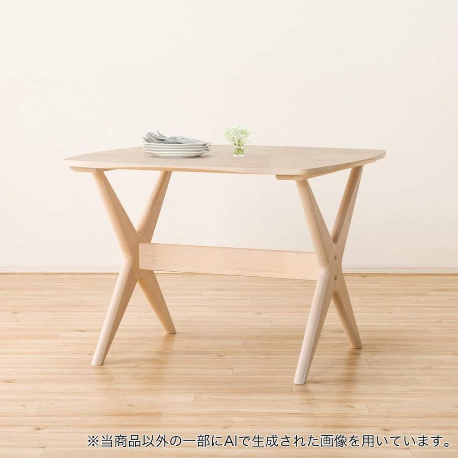 傷・汚れに強いファブリック リビングダイニングテーブル3点セット(リラックスワイド 90 WW/1Pチェア2 NSF WW/TBL) ニトリ_12