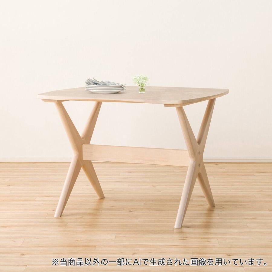 傷・汚れに強い リビングダイニングテーブル3点セット(リラックスワイド 90 WW/1Pチェア2 Nシールド WW/WH) ニトリ_11
