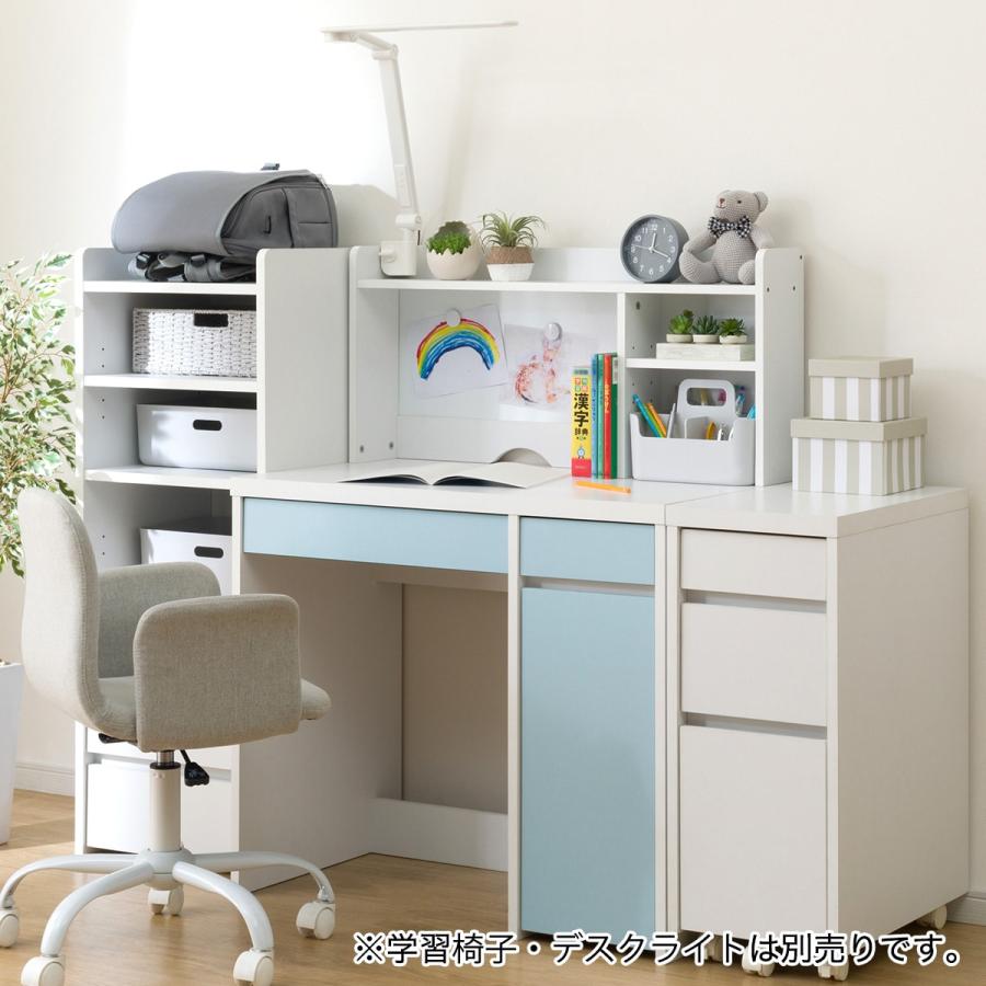 ニトリ コンパクトデスク+上棚+ワゴン+シェルフセット(ES23 WH ニトリ コンパクトデスク+上棚+ワゴン+シェルフセット(ES23 WH