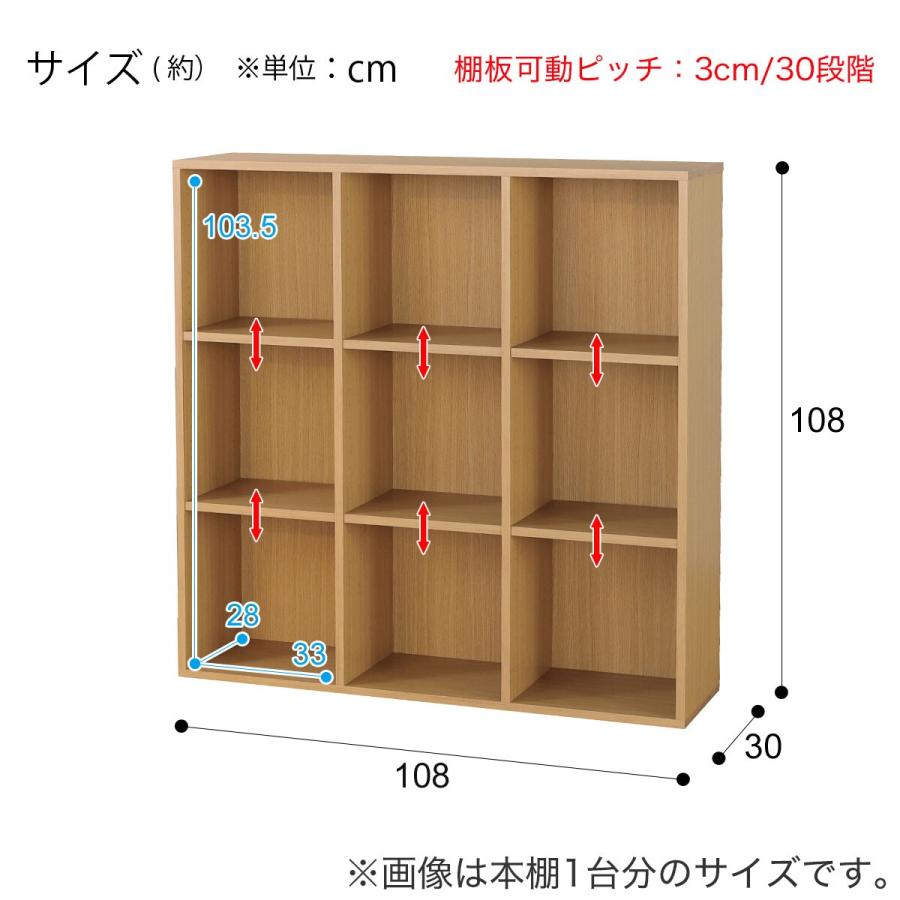 ニトリ マルチ本棚+ウッド扉セット(リブリー 1111×4個+3SW×4枚 ニトリ マルチ本棚+ウッド扉セット(リブリー 1111×4個+3SW×4枚