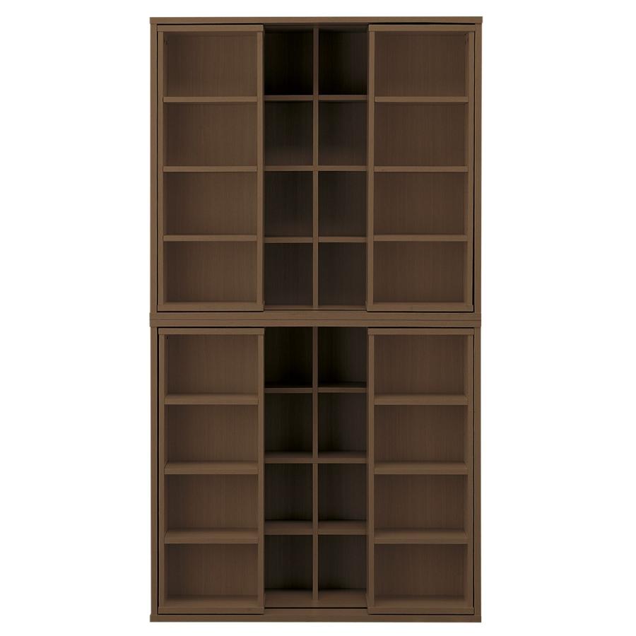 ニトリ 2連結スライド書棚(テイルI 100 MBR) : ニトリ Yahoo!店