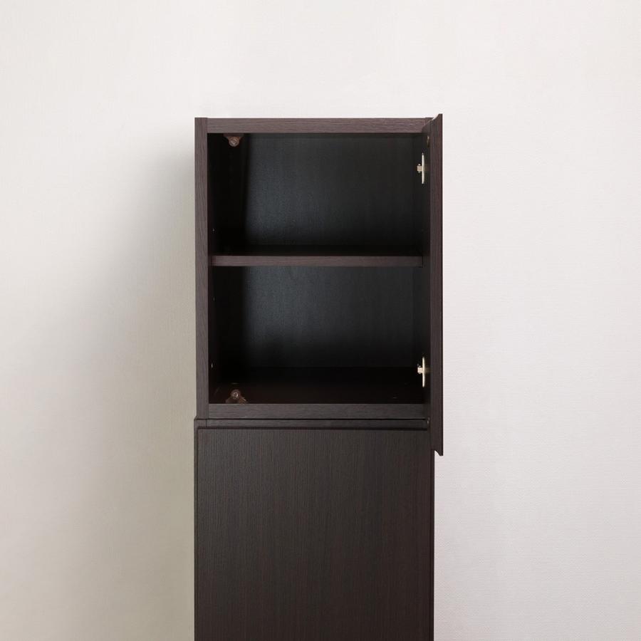 アーデル ワードローブ用上置き棚 ニトリ（NITORI） ワードローブ上置きセット(アーデル2 40WR-L DBR/上