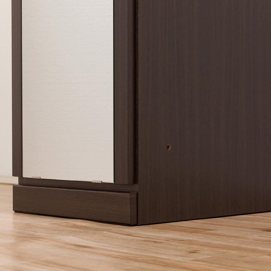 【早い者勝ち】ニトリ　NITORI ワードローブ アーデル ミラー付き ニトリ（NITORI） ミラーワードローブ(アーデル2 40M-L DBR) : ニトリ