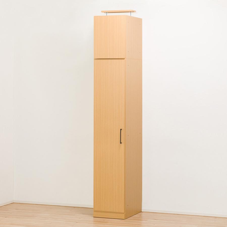 ニトリ（NITORI） ワードローブ上置きセット(アーデル2 40WR-L LBR/上