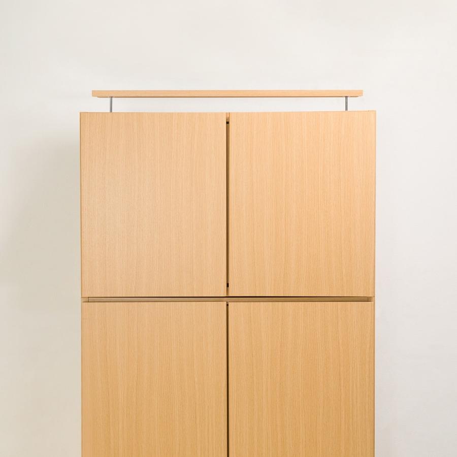 ニトリ（NITORI） ブレザータンス上置きセット(アーデル2 80B LBR