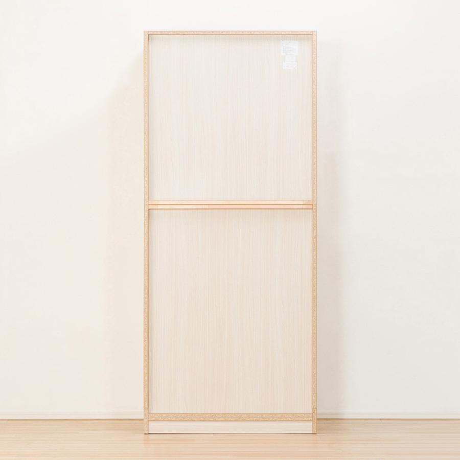 ニトリ（NITORI） ワードローブ上置きセット(アーデル2 80WR LBR