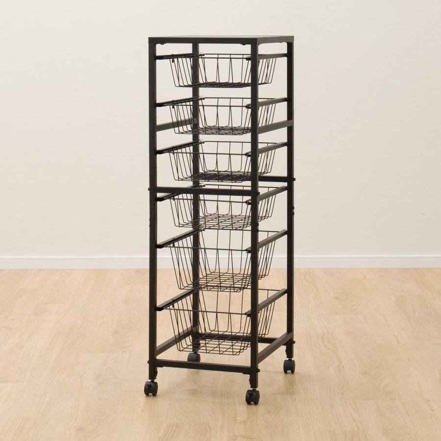 ワイヤーラック Bn01 6段 Bk ニトリ 送料無料 玄関先迄納品 1年保証 ニトリ Yahoo 店 通販 Yahoo ショッピング