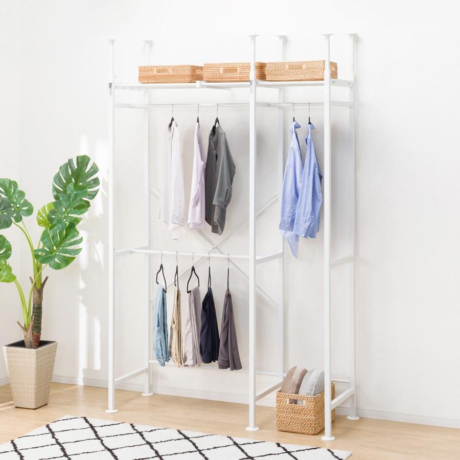 クローゼットハンガーラック (BN01 WH) ニトリ :0360850:ニトリ Yahoo