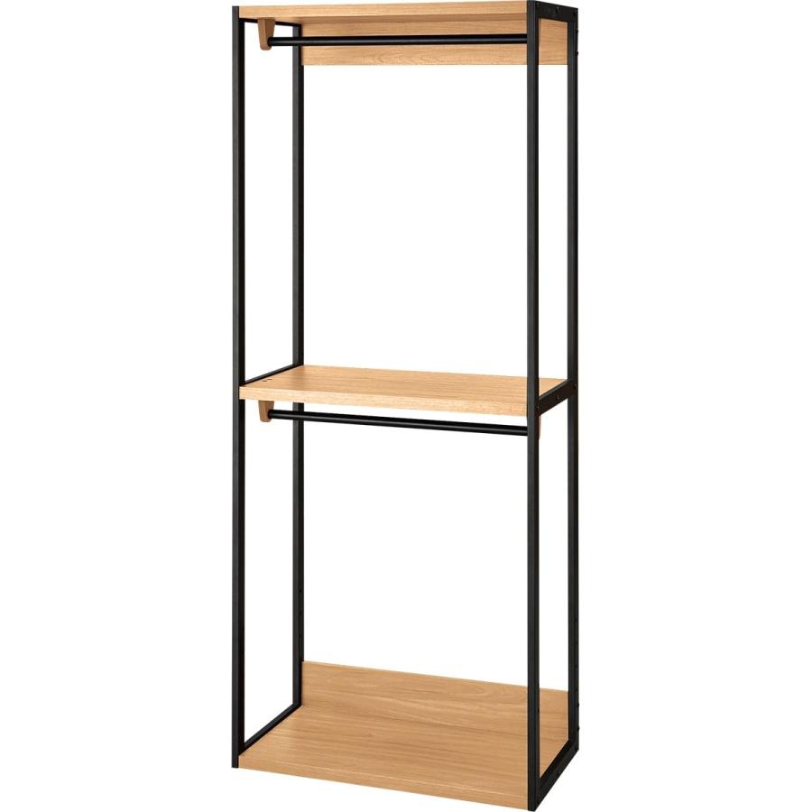 ニトリ（NITORI） オープンワードローブ(アテン 80 LBR) : ニトリ