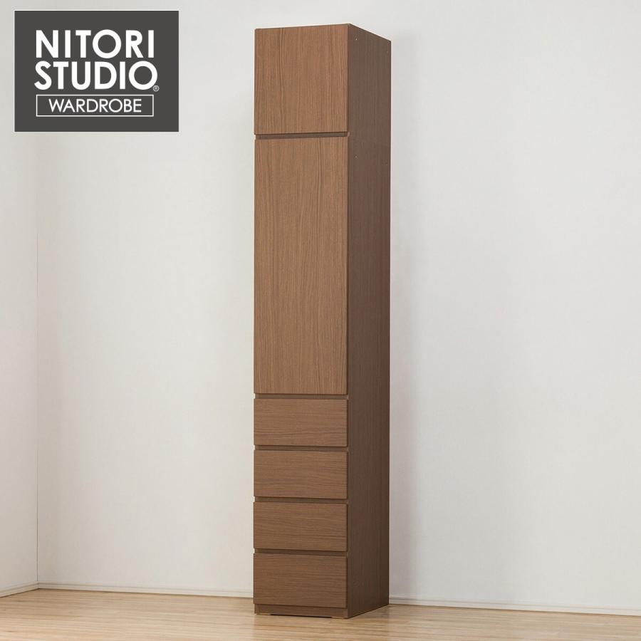 ニトリ（NITORI） シェルフチェスト上置セット(ポルテD 40SC-L MBR 