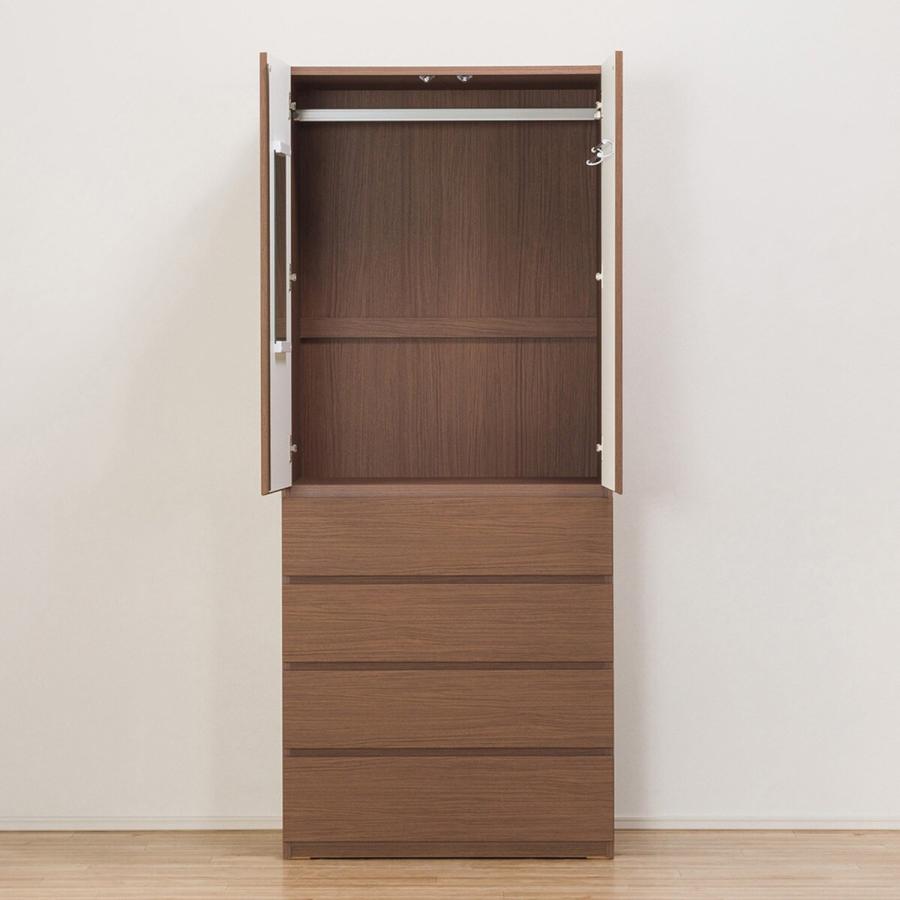 ニトリ（NITORI） ブレザーチェスト上置セット(ポルテD 80BC MBR