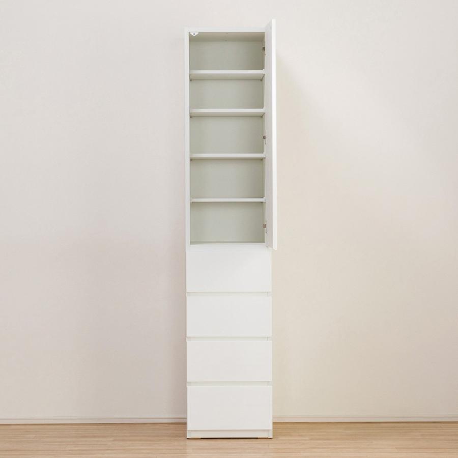 ニトリ シェルフチェスト上置セット(ポルテD 40SC-R WH/ポルテD 40U-R