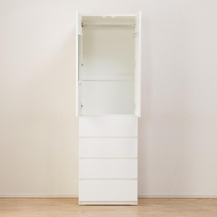 ニトリ（NITORI） ブレザーチェスト上置セット(ポルテD 60BC WH/ポルテ