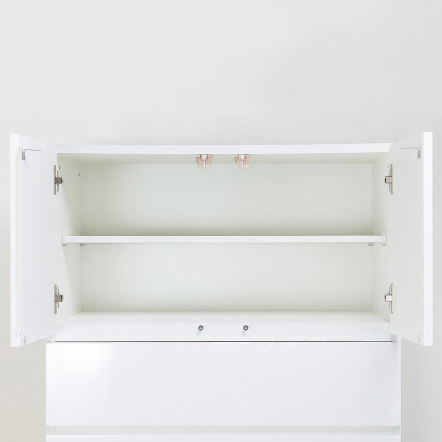 ニトリ ミラーワード上置セット(ポルテT 80MW WH/ポルテT 80U WH