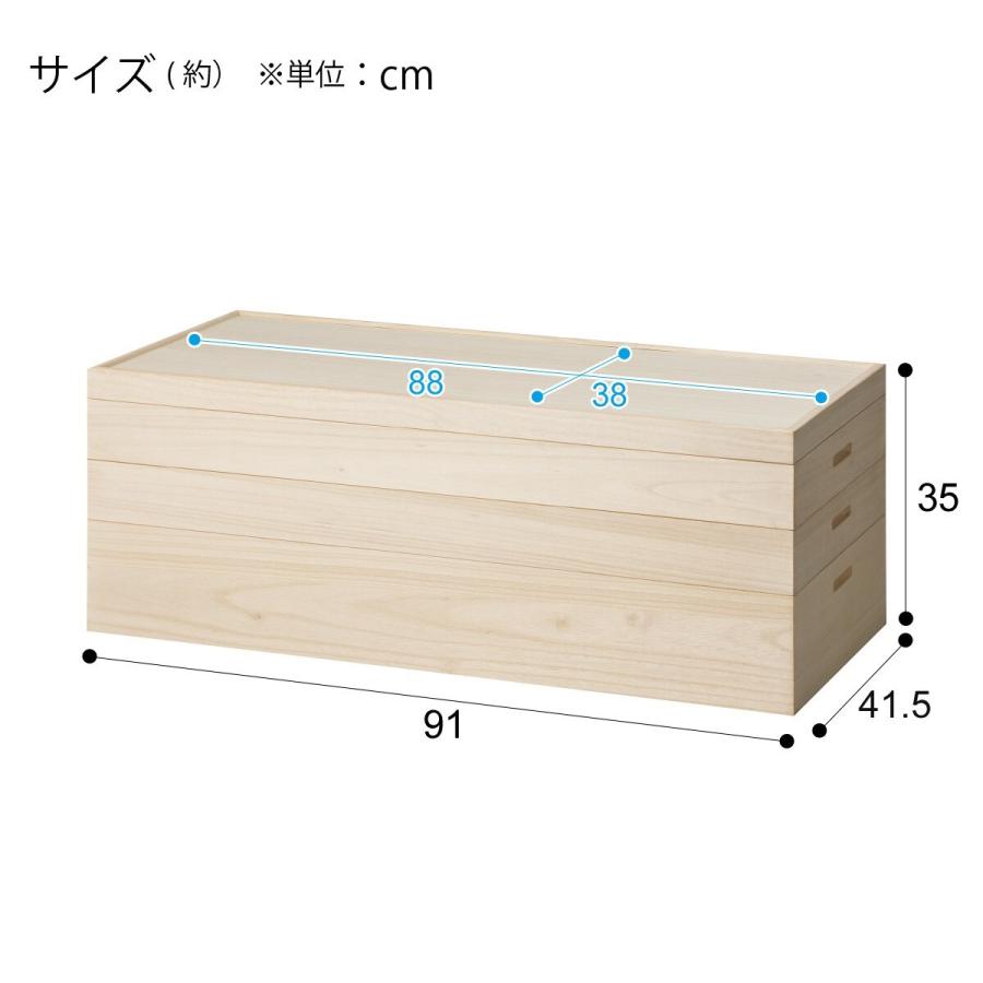 ニトリ 着物収納 桐 衣装ケース 収納ケース 湿気 押入れ (MR) : ニトリ