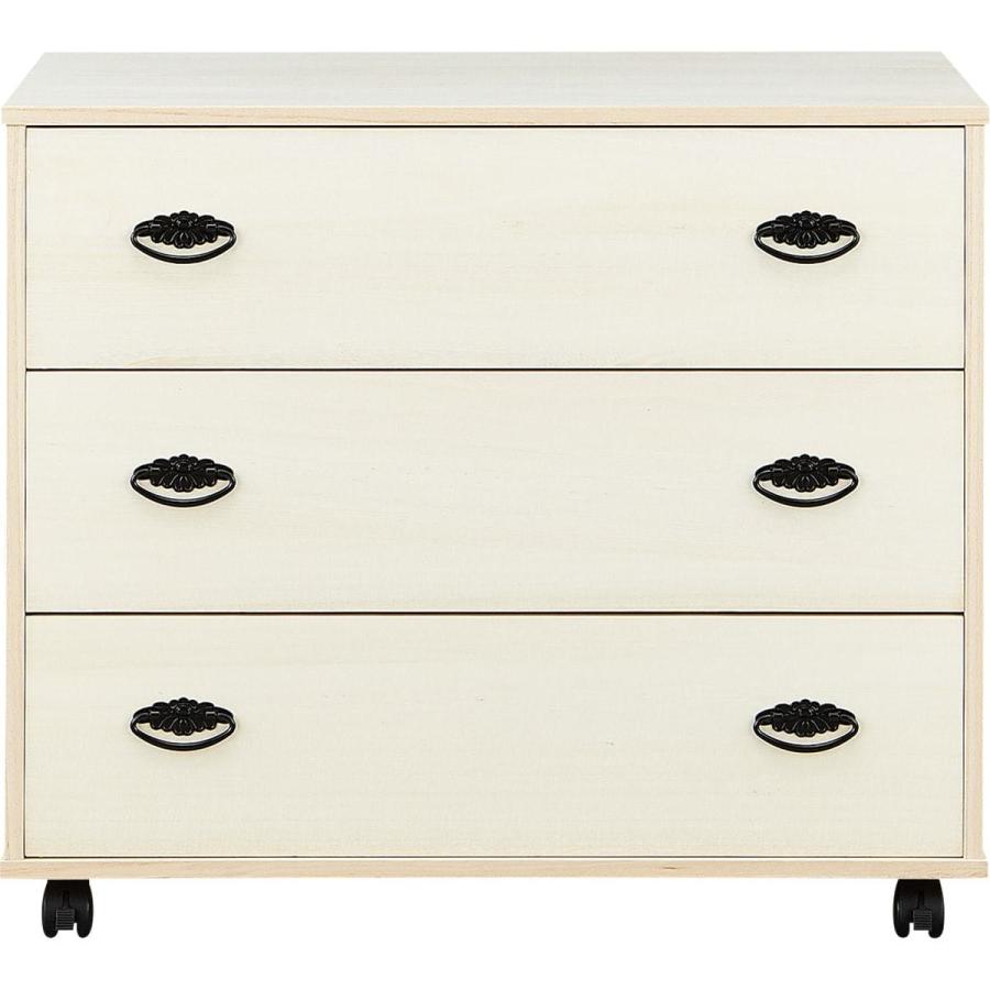 ニトリ（NITORI） キャスター付き桐チェスト(MRY-03) タンス たんす