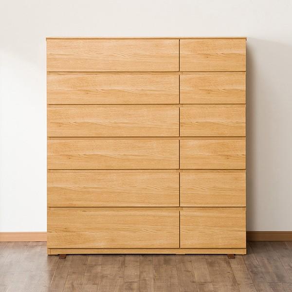 ニトリ チェスト 衣類収納 タンス (クエス 120-6HC LBR) たんす