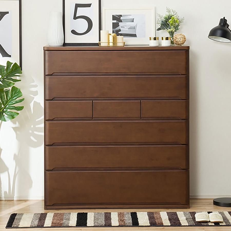 ニトリ（NITORI） ハイチェスト(オウカ2 DVD120HC DBR) タンス たんす