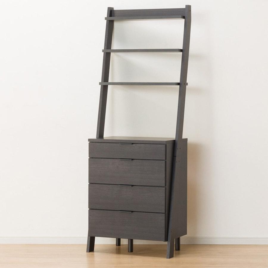 ニトリ チェストラック(エトナ 60CR BK) リビング収納