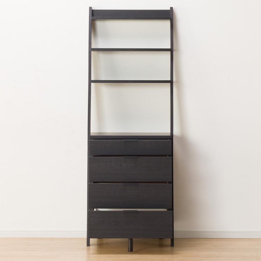 ニトリ チェストラック(エトナ 60CR BK) リビング収納 ディスプレイ