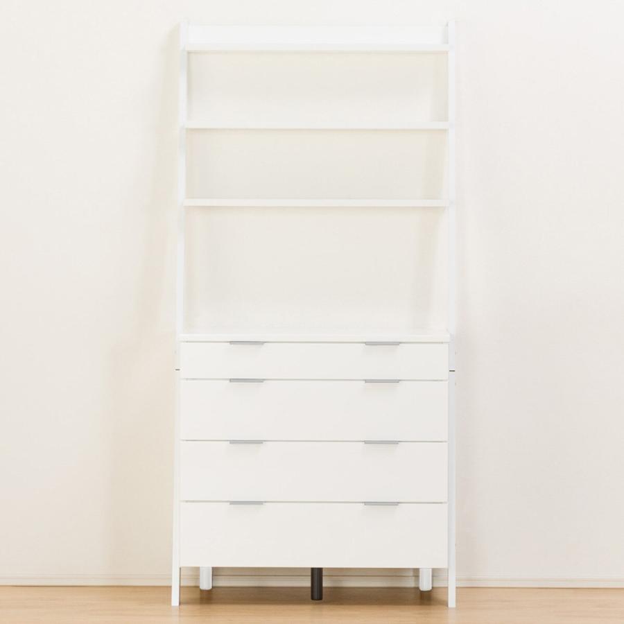 ニトリ（NITORI） チェストラック(エトナ80CR WH/SI) リビング収納