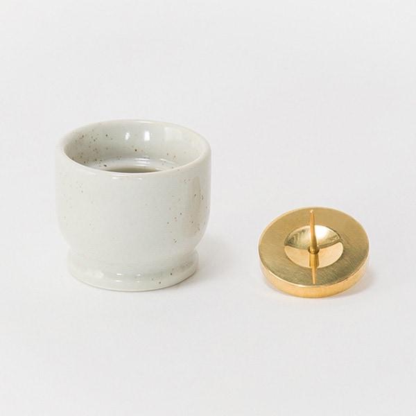 仏具(五具足・りん)セット(SY01 白) ニトリの画像