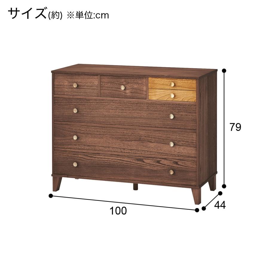 ニトリ 脚付き桐オイルチェスト4段 BR タンス たんす 衣類 ニトリ 脚付き桐オイルチェスト4段 BR タンス たんす 衣類