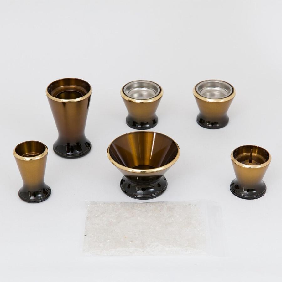 仏具セット 仏具セット トキオ 7点 -おりん付-（仏具セット ミニ モダン仏具