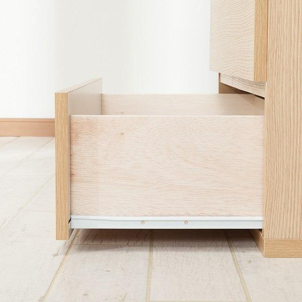 ニトリ（NITORI） ローチェスト(エレアK 80 LBR 3段) タンス たんす